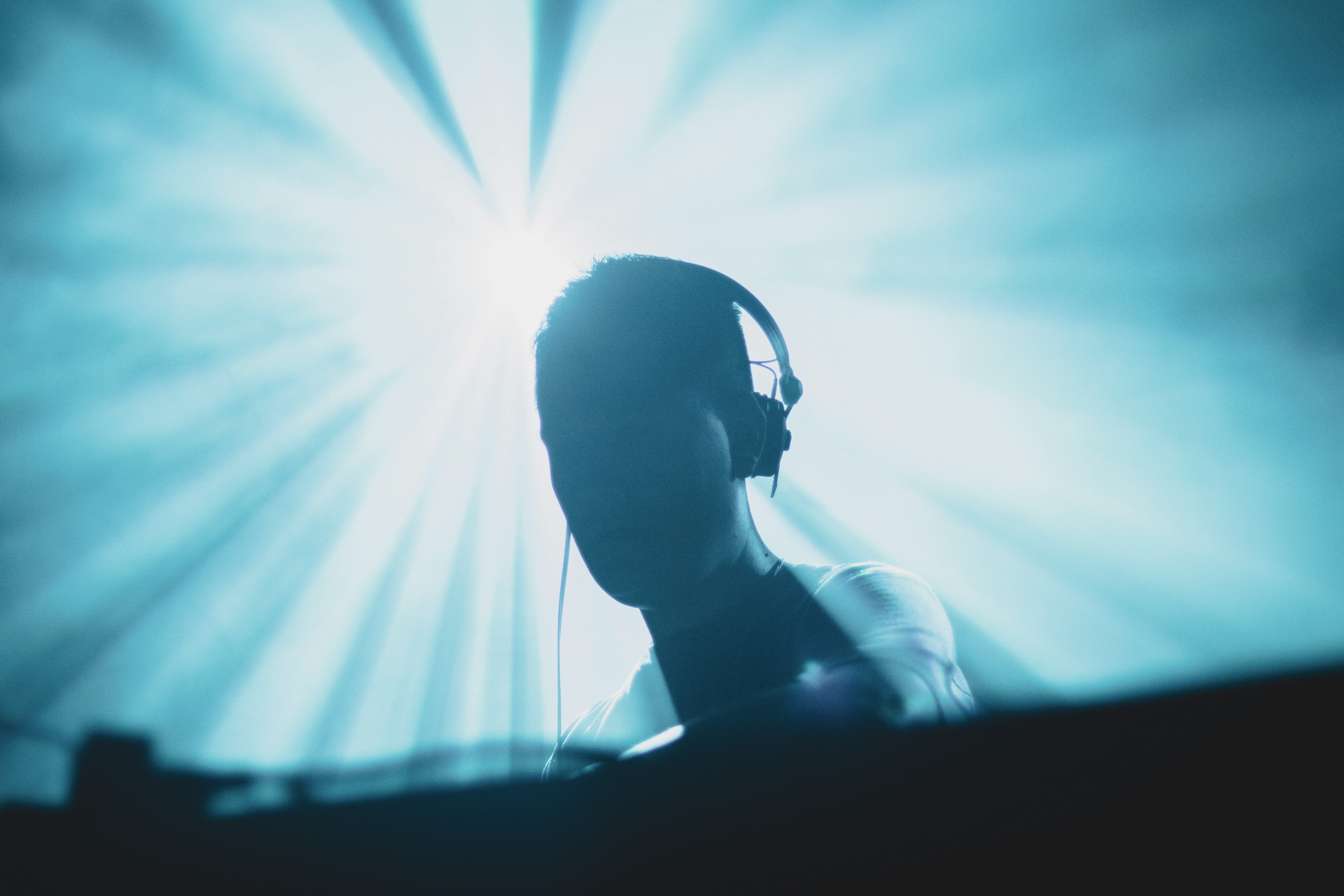 DJ at a show